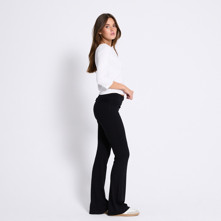 Folded yoga pants "Noelle"